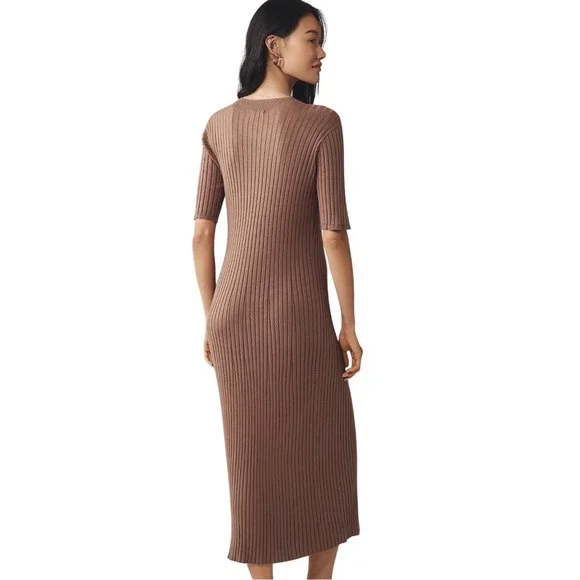 silk midi dress sleeves Veronica Beard Ezri Midi Dress | Carnelian Red